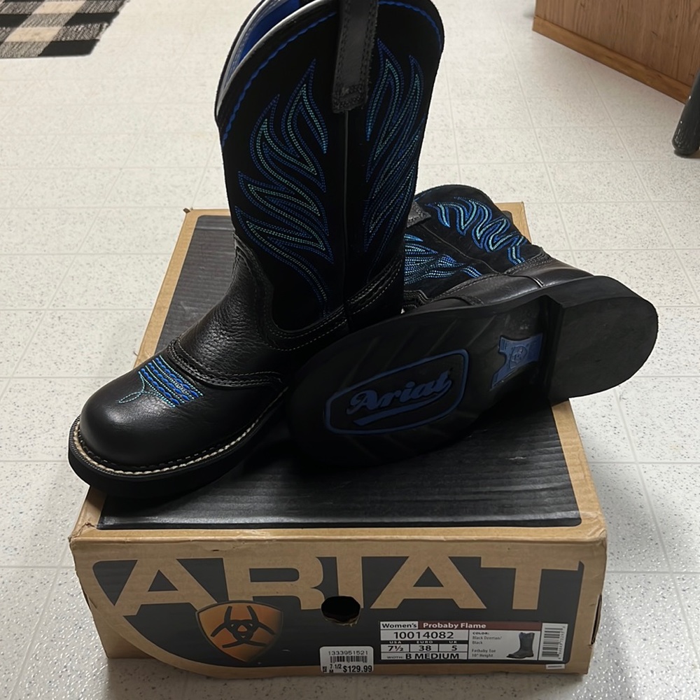 Arita Fatbaby Probaby Flame slip on boots